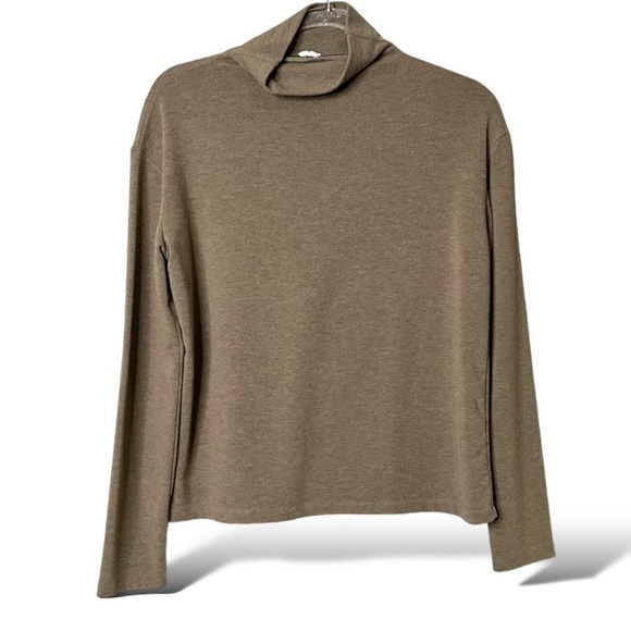 ARITZIA Wilfred Free Long Sleeve Mock Neck Easy Care Knit Sweater Oversize  XS - Picture 3 of 9